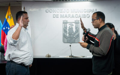 Concejo Municipal juramenta a Adrián Romero Martínez como alcalde encargado de Maracaibo