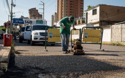 Plan Rápido de Bacheo arranca 2025 en la avenida 14B de la parroquia Olegario Villalobos