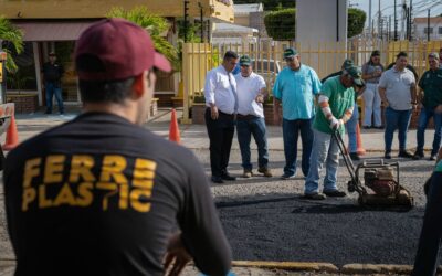 Plan Rápido de Bacheo 2025 atiende al sector Paraíso de la parroquia Chiquinquirá