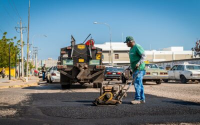 Plan Rápido de Bacheo 2025 llega al casco central para atender parada de la línea Socorro y más de cinco rutas de transporte