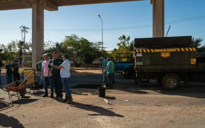 11 rutas de transporte beneficiadas con el Plan Rápido de Bacheo 2025 en Sabaneta
