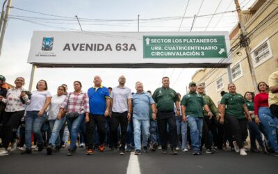 Alcaldía entrega proyecto de un kilómetro de asfaltado en el corredor vial Amparo