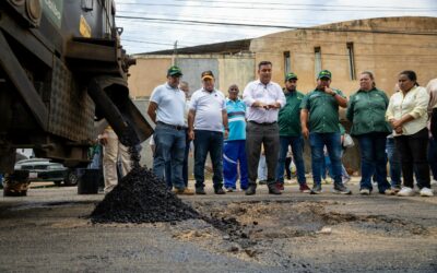 Siete rutas de transportes beneficiadas con el Plan Rápido de Bacheo 2025 en el corredor vial Cujicito