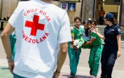 1.200 personas fueron evacuadas en simulacro antisísmico en el Colegio HH Maristas