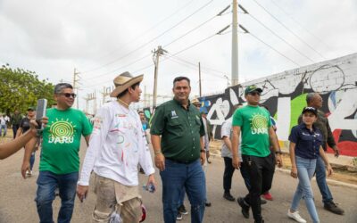 Alcaldía de Maracaibo se suma a la iniciativa del mural comunitario “La Faría en Colores” en Idelfonso Vásquez