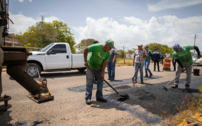 Plan Rápido de Bacheo llega a la avenida 25 con calle 78 en la parroquia Chiquinquirá
