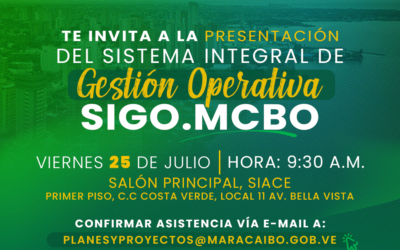 Alcaldía de Maracaibo innova con la presentación de SIGO.MCBO para optimizar estructuras de costo